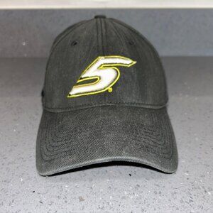 Vintage NASCAR Texas Terry Labonte #5 Black L/XL Cap Hat Chase Authentics